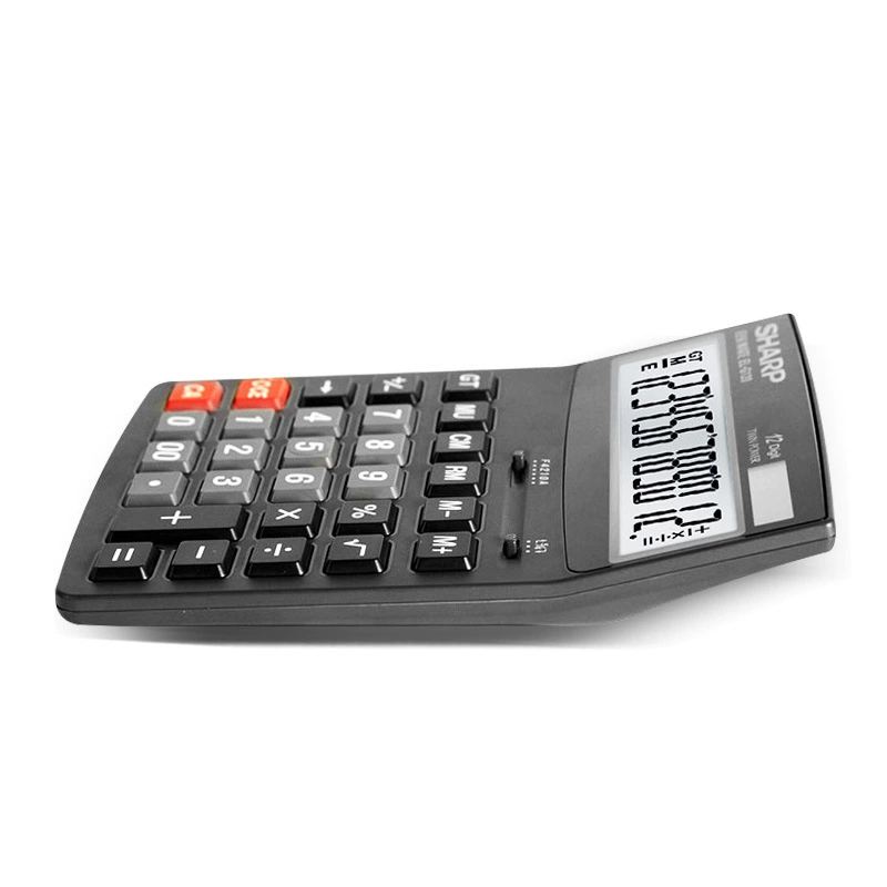 Бритвенный калькулятор Sharp Large Large-screen солнечный настольный бизнес EL-G120