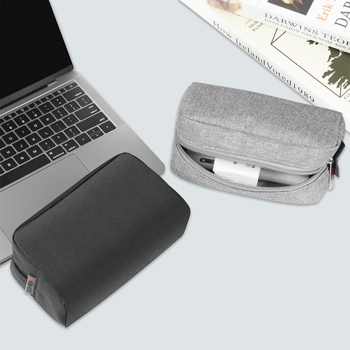 Portable storage bag suitable for power banks, chargers, charging cables, adapters, mice, headphones, etc.