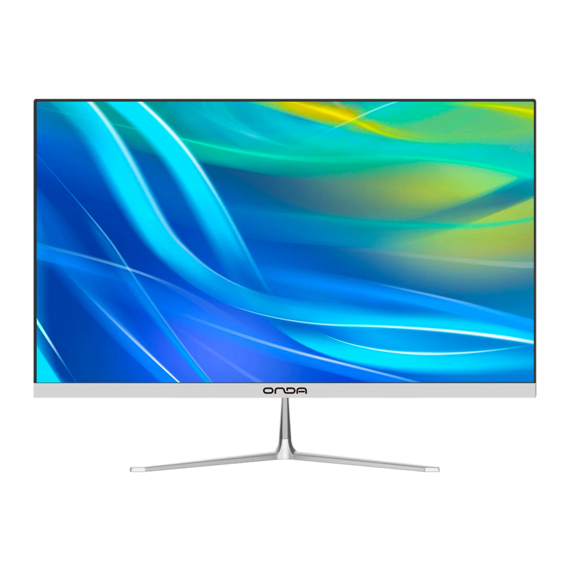 Монитор昂да Monitor 2468FZV для игр и офиса 24-дюймовый IPS без рамки с защитой глаз, белый дисплей HD