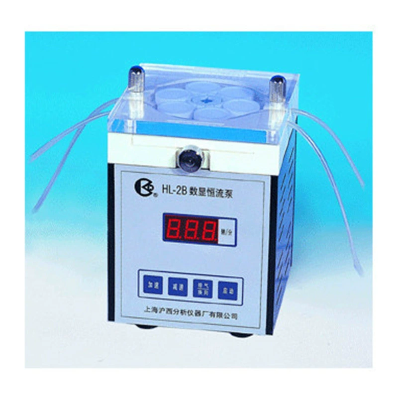 Двухканальный перистальтический насос марки Baixian HL-2B. Экспериментальный насос постоянного расхода HL-1S. Двухканальный перистальтический насос с цифровым дисплеем HL-2.