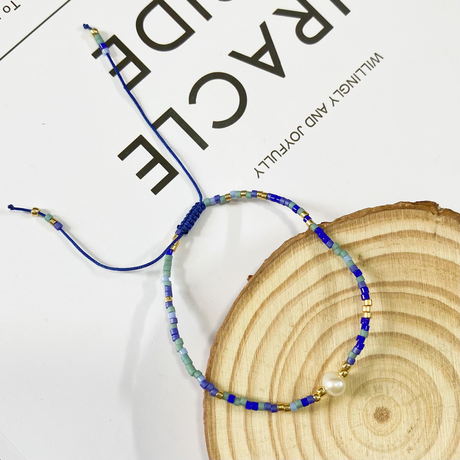 1 Piece 3 Pieces 7 Pieces Ethnic Style Colorful Pearl Seed Bead rope Knitting Womenu0027S Bracelets