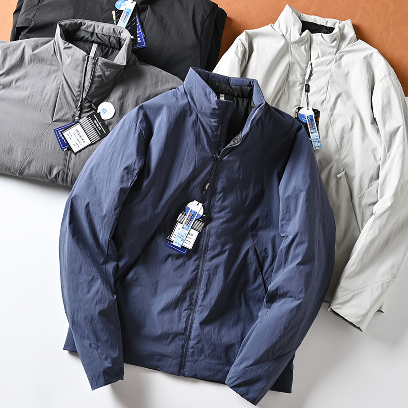 The Main Recommendation! Urban Business Series! Outdoor Bird Autumn and Winter Lightweight Warm Windproof Men's Stand Collar Cotton Coat