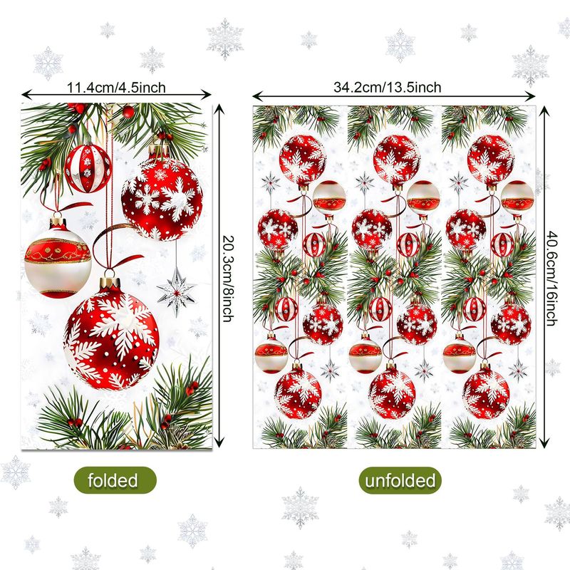 Czj075クリスマスクリスマスボールパーティークリスマスロングティッシュ祝日食器パーティー使い捨てティッシュ|undefined