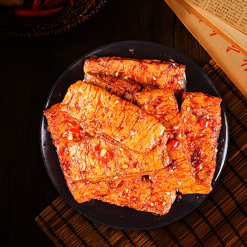 Wegame Hand-Torn Vegetarian Meat Wholesale Famous Vegetarian Steak, Dry Tofu Office Snacks Spicy Sticks Manufacturer Direct Delivery for Single Piece