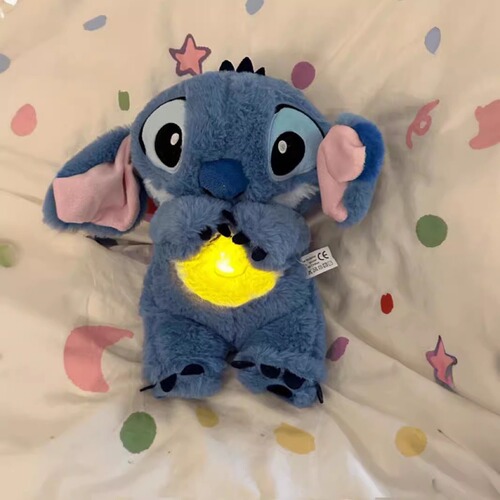 Breathing Stichy Doll—Calming Ear-Comforting, Light-and-Sound-Promoting Toy for Babies, Ideal for Sleep and Snoring Relief—Cross-Border Bestseller