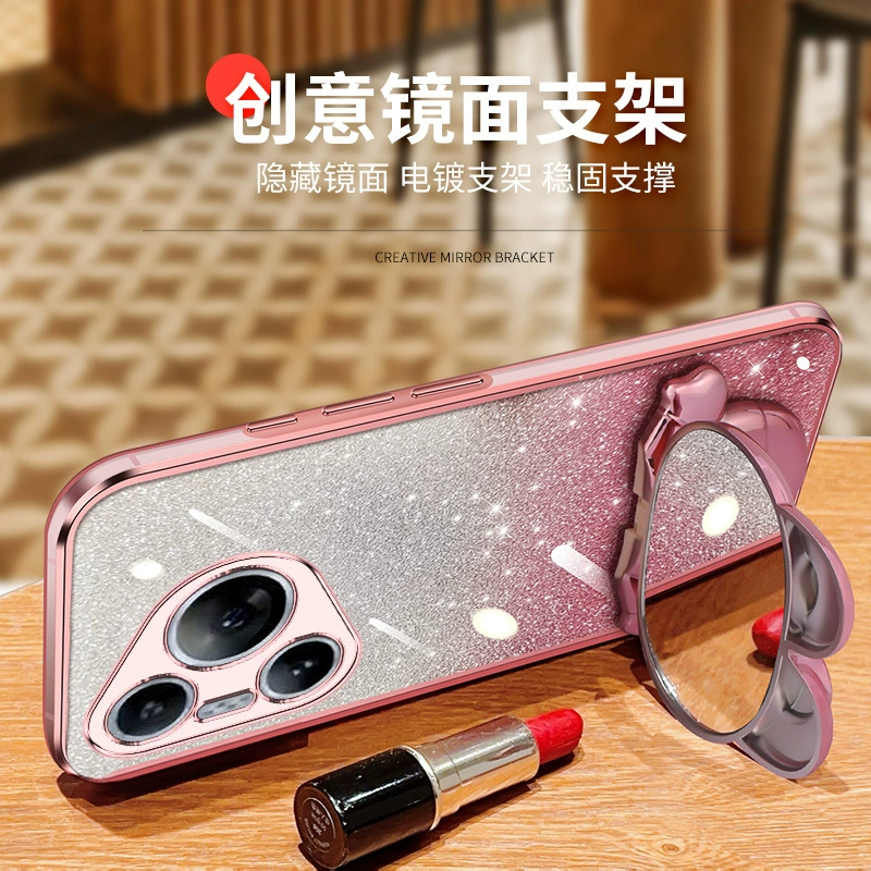 Совместимый чехол для телефона Huawei, зеркало, трубка, P50, P60, 40, падение защиты