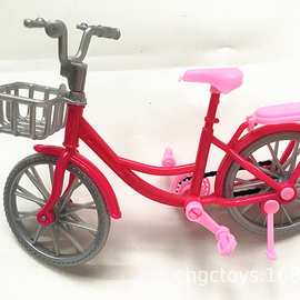 16厘米洋娃娃自行车玩具配件，单车6寸娃娃屋场景摆设道具28.5g、