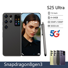 跨境手机s25 ultra全球通真4g双卡双待4+64安卓智能手机低价批发