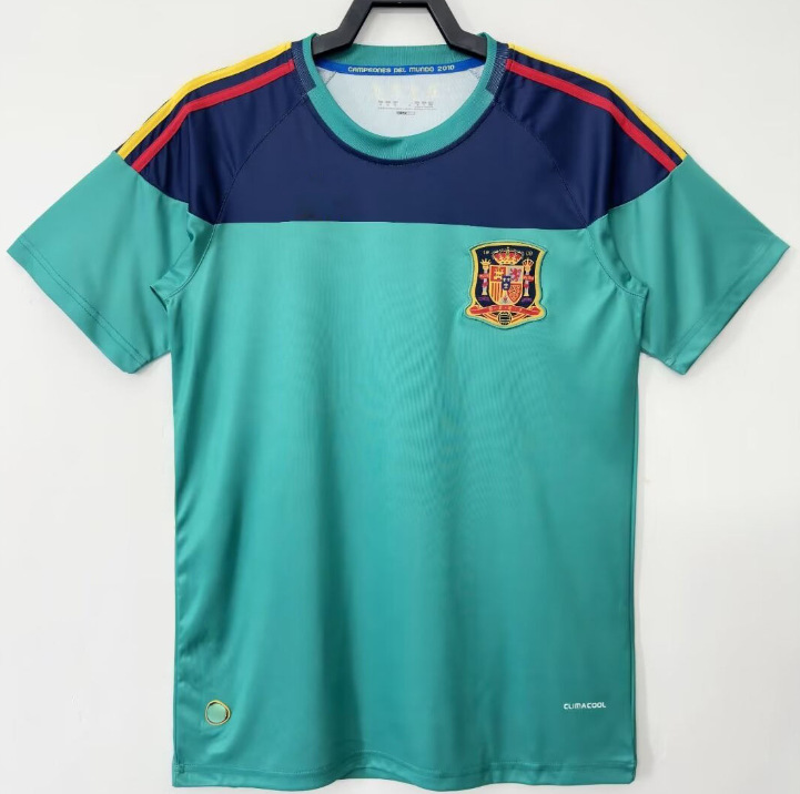 Camiseta de fútbol retro clásica versión nostálgica Brasil España México Alemania Serie transfronteriza Camiseta de una pieza