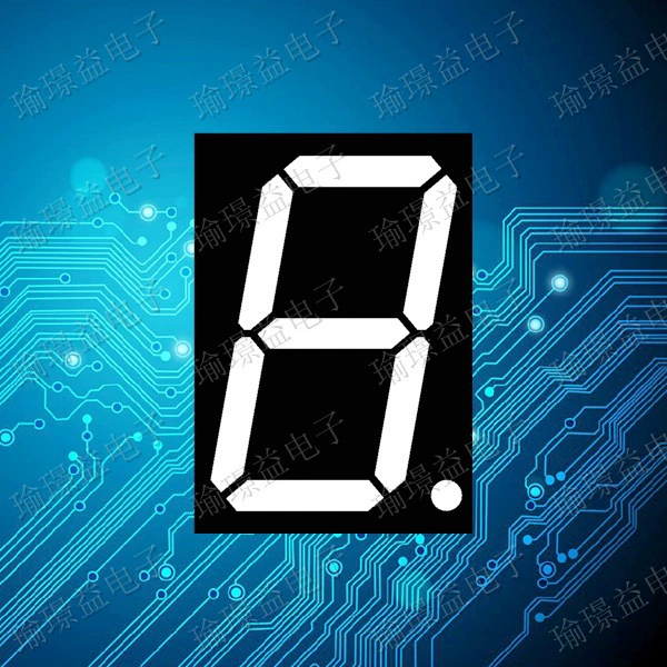 Светодиодная цифровая трубка 1,5 дюйма один бит Gongyang изумрудная зеленая цифровая трубка 15101BPG