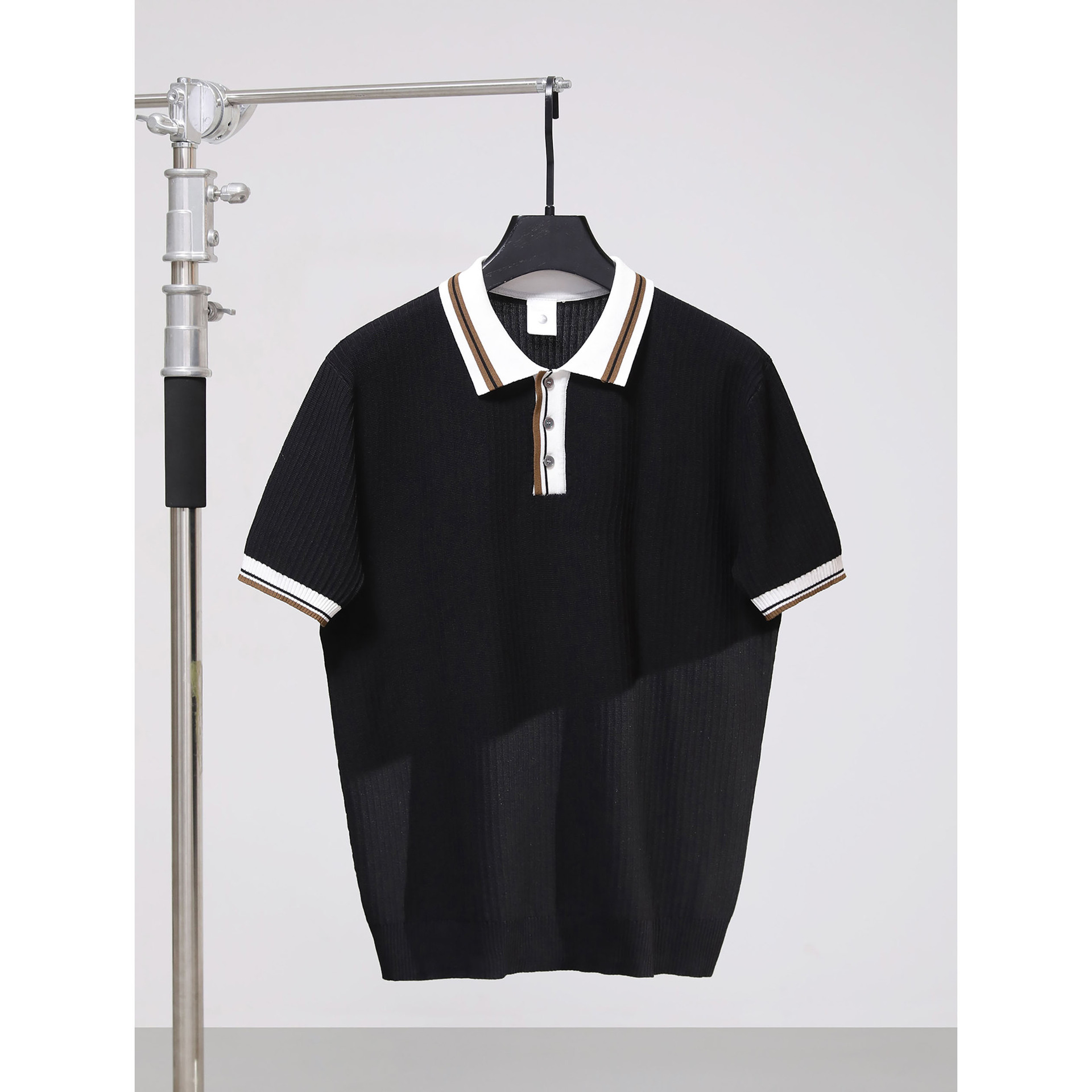 Camisas de polo de manga corta, camisetas de punto, camisetas comerciales de color, comercio exterior transfronterizo al por mayor