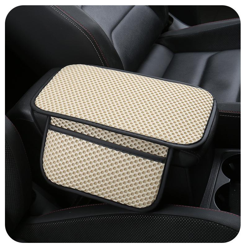Car Universal Armrest Box Pad Massage Net Dustproof and Wear-Resistant Armrest Box Storage Bag Cross-Border E-Commerce Best-Selling Model Xiyin