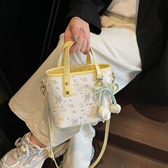 高级感水桶包包包女式时尚单肩百搭洋气斜跨水桶包小香风法式