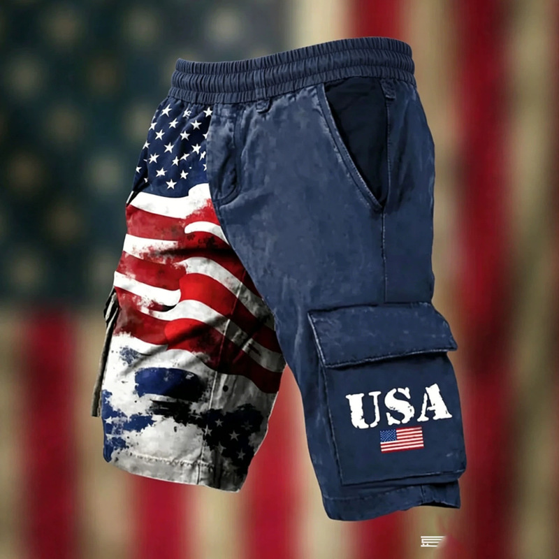 Foreign Trade Cross-Border Daily Casual Walking Summer Men's Casual Thin Printed Fashion Shorts Factory Direct Sales Foreign Trade Cross-Border Daily Casual Walking Summer Men's Casual Thin Printed Fashion Shorts Factory Direct Sales