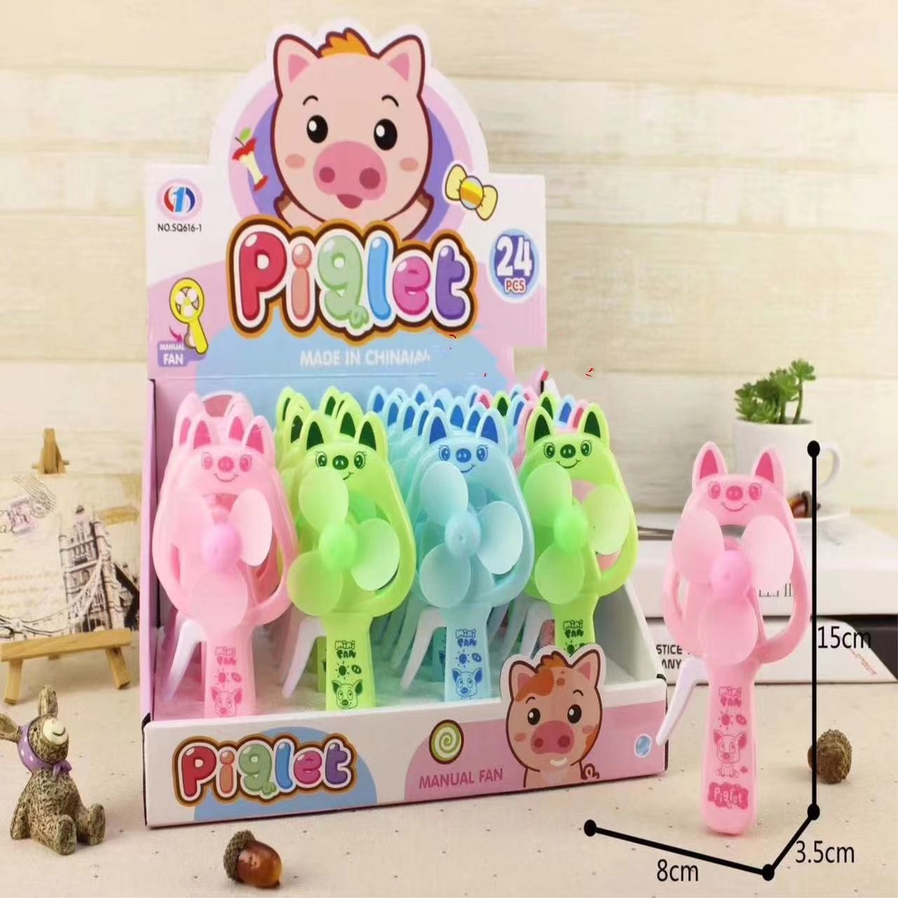 Mini ventilador de dibujos animados ventilador de mano pequeño juguetes para niños regalo de verano al por mayor regalos
