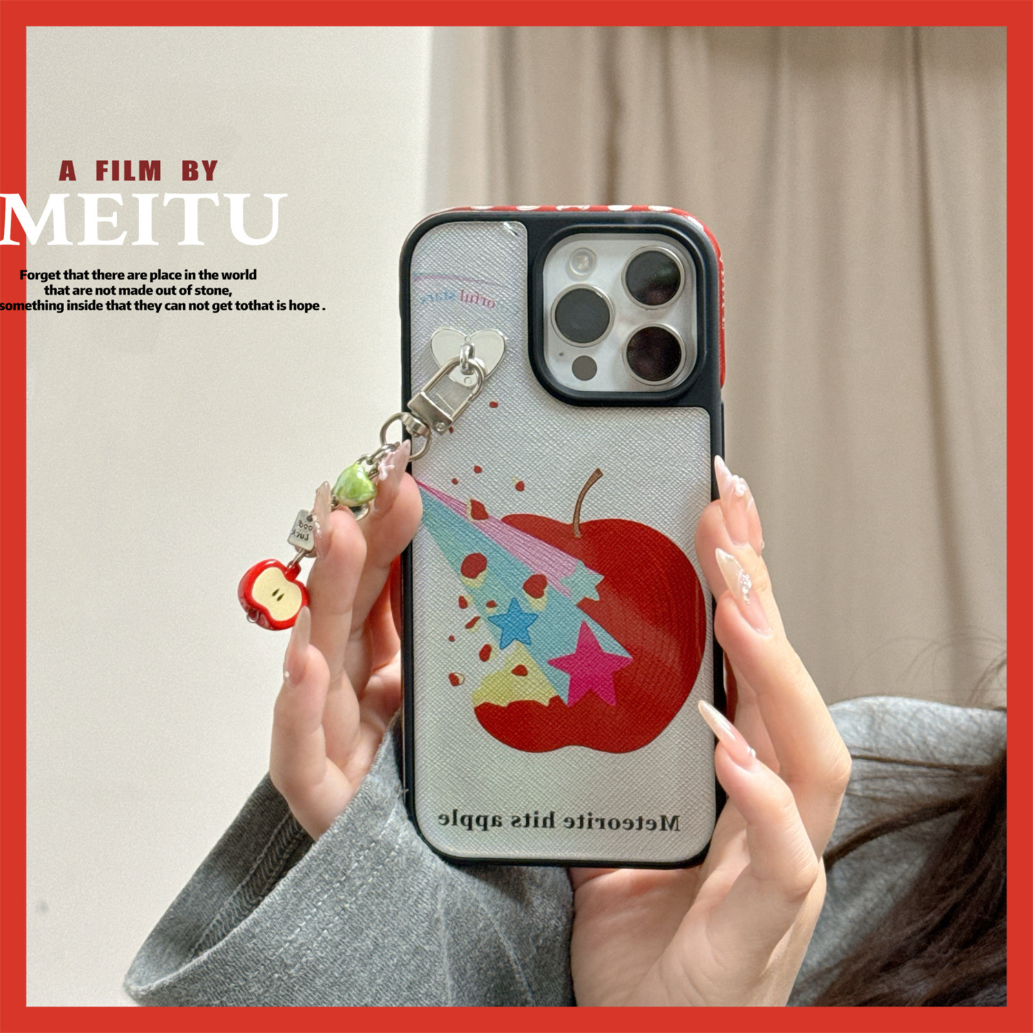 Simple personalidad estrella Apple para iPhone15Pro funda para teléfono móvil 16ProMax pareja 14 nuevo 13 femenino 15P