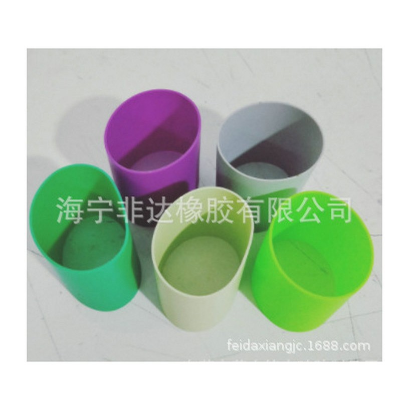 硅胶杯套 食品级硅胶水杯套硅胶密封瓶盖塞 橡胶管套橡胶手柄护套