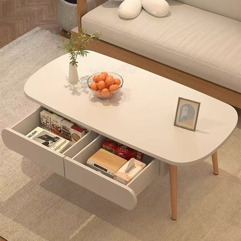 Small Apartment Simple Coffee Table Rental House Small Table Cream Style Nordic Living Room Home Internet Celebrity Low Table Modern Simple
