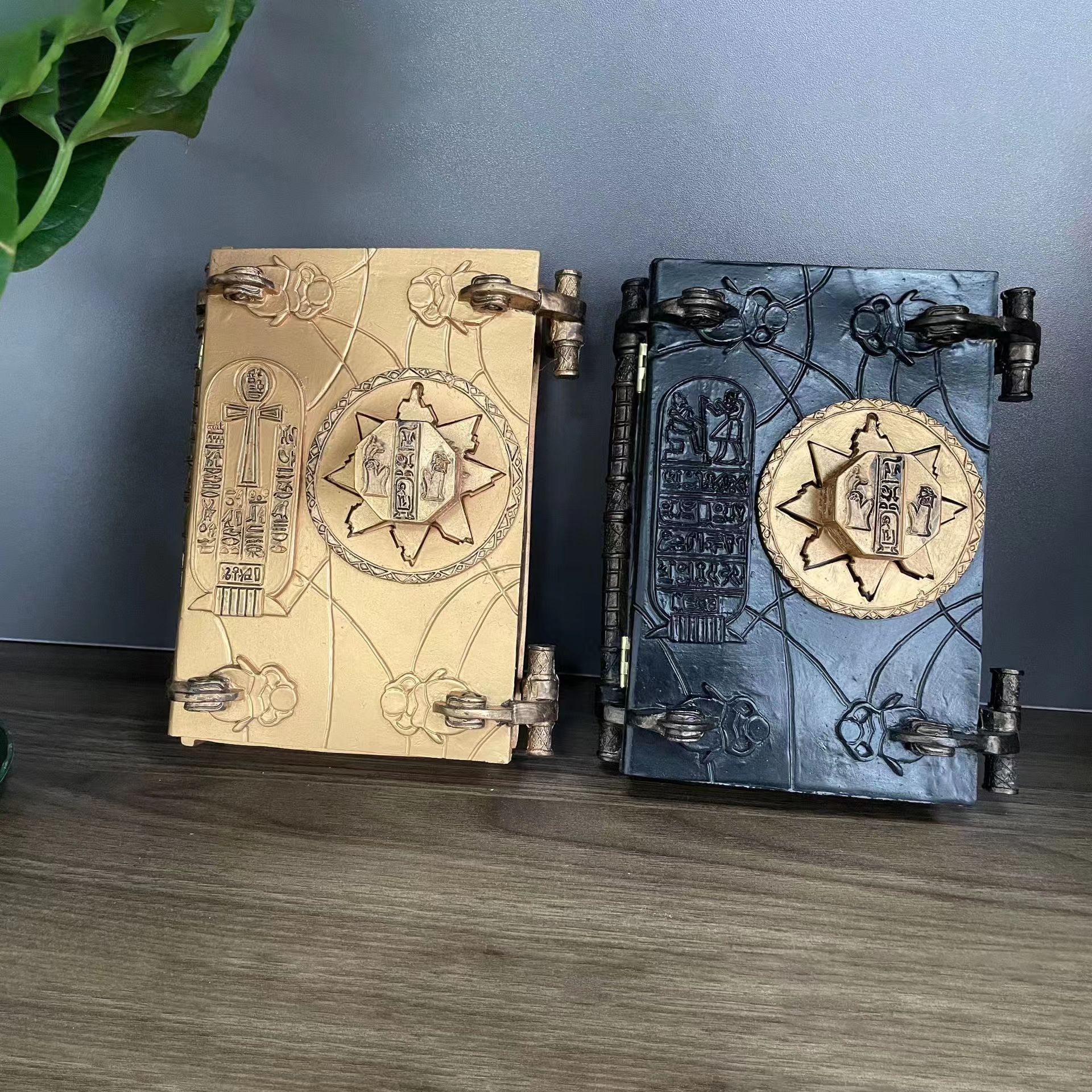 Magic Book Book Of The Dead Mummy Death Magic Book Resin Craft Ornament