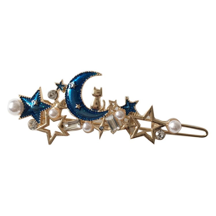 Starry Sky Pearl Diamond Hair Accessories display picture 8