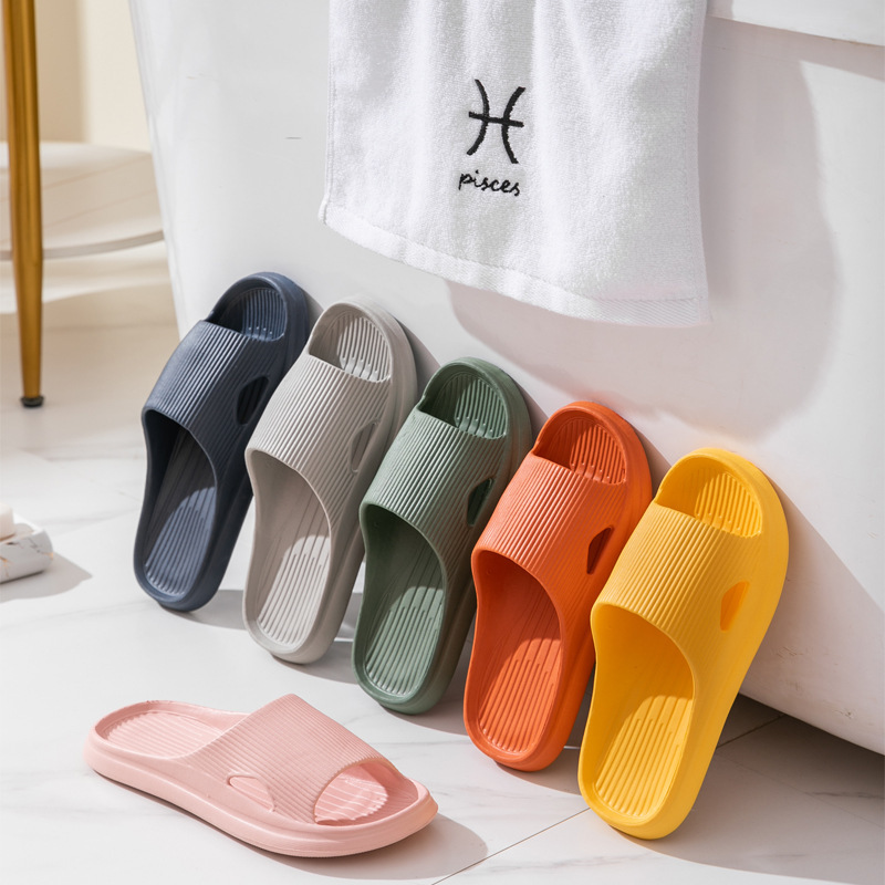 Summer new home fashion simple soft bottom lightweight sandals Flip-Flops non-slip bathroom slippers home men's and women's slippers
