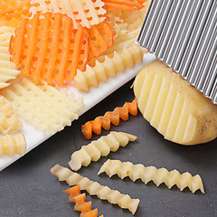 土豆切絲 馬鈴薯切片 黃瓜法式波浪刀 波紋狼牙刀 家用廚房小工具