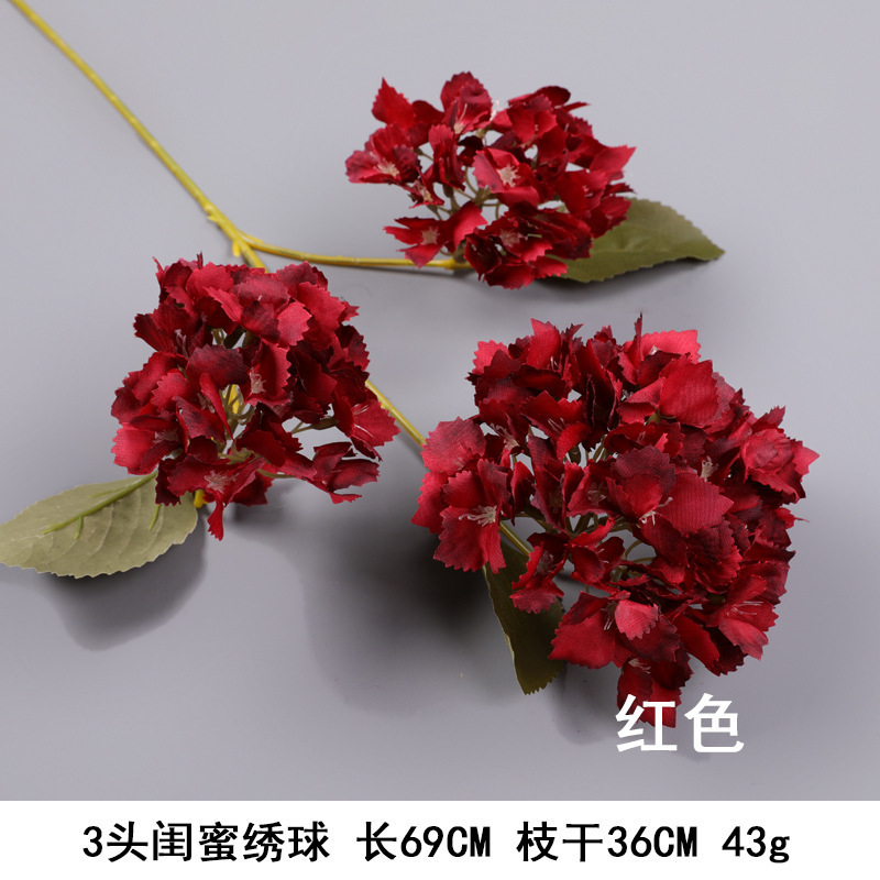 造花のアジサイのウェディングシーン装飾、花束、造花ブーケ、アジサイの造花、造花ブーケ、造花|undefined