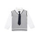 New Kindergarten Garden Clothes Spring and Autumn Clothes Children's School Uniform Autumn Base Shirt Long-sleeved T-shirt Primary School Students' School Uniform Class Clothes