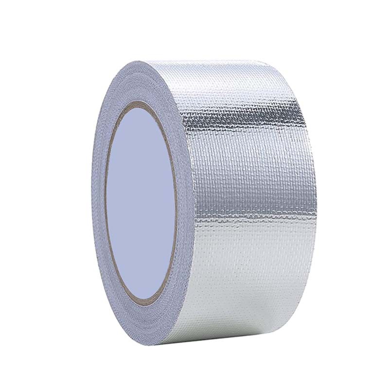 Adhesivo de aceite, tela de fibra de vidrio, cinta de papel de aluminio, aislamiento térmico, protección solar, sellado de tuberías de ventilación, cinta de papel de aluminio retardante de llama impermeable
