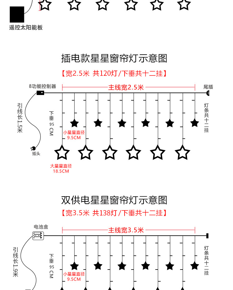 太阳能星星窗帘灯_05