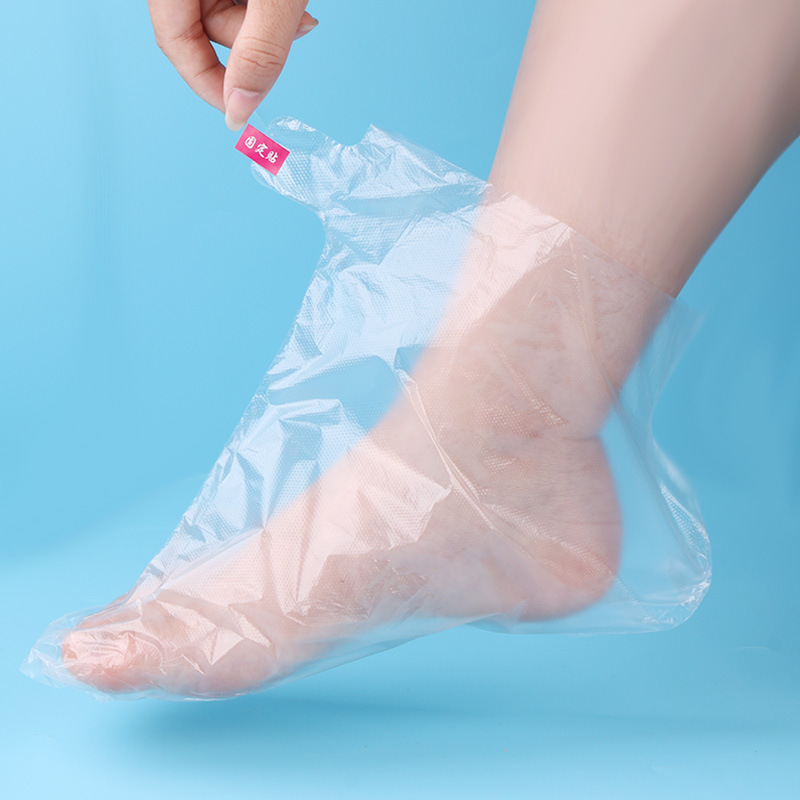 Disposable foot mask, hand mask, foot mask, thickened PE foot mask for removing dead skin, whitening and skin softening, foot therapy and foot soaking mask, wholesale Disposable foot mask, hand mask, foot mask, thickened PE foot mask for removing dead skin, whitening and skin softening, foot therapy and foot soaking mask, wholesale
