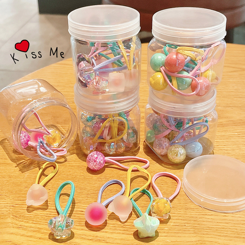 Cuerda de pelo para niños frescos accesorios para el cabello banda para el cabello para niñas banda de goma cuerda de pelo niña no duele el cabello Accesorios de cabeza de fruta de tamaño pequeño