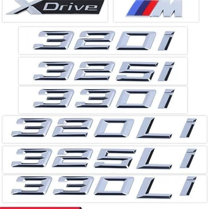 BMW 3 Seriyası 320i, 325Li, 328Li, 330Li, XDrive arxa emblemi