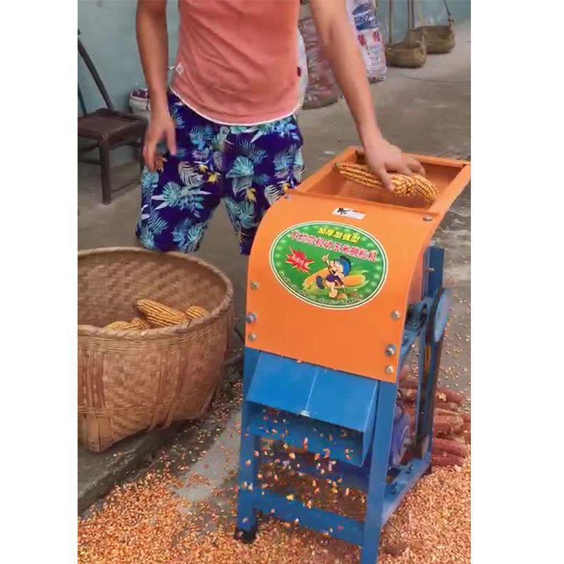 免剥皮玉米脱粒机家用玉米去皮机电动玉米棒芯粒电动加厚撕皮包谷