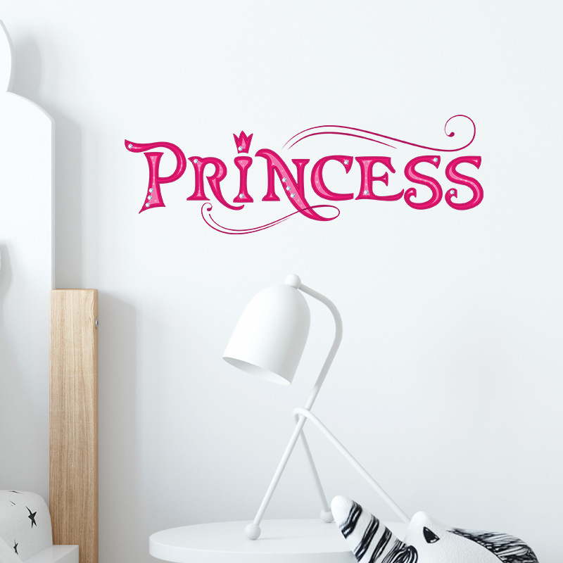 New Fashion Letter Princess Wall Stickers display picture 4