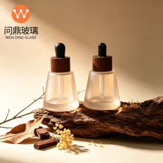 定制高端木圈精油瓶30ml精华液瓶原液瓶分装瓶护肤品滴管瓶包材