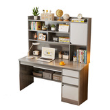 Книжная полка, книжный шкаф, обучающий ноутбук для спальни для школьников для письма из натурального дерева