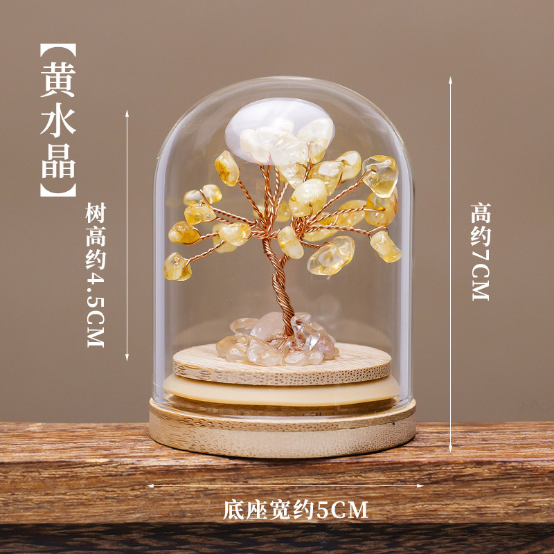 天然水晶发财树水晶树水晶摆件聚宝盆水晶摆件招财摆件水晶树摆件|undefined