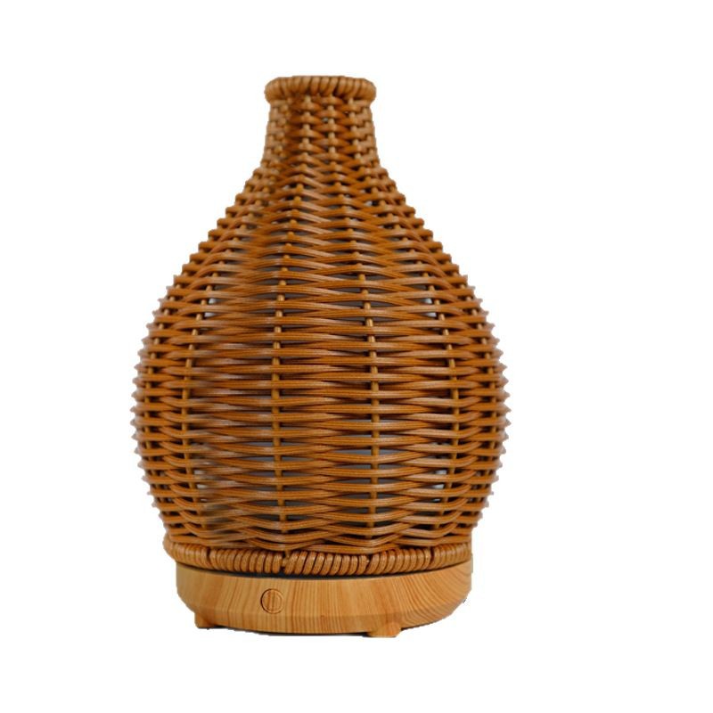 Nuevos productos transfronterizos USB caña doméstica humidificador de aroma de escritorio de oficina madera ultrasonido máquina de aroma de aceite esencial