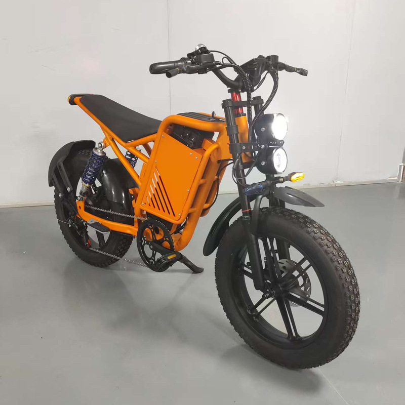 K17 Electric Motorcycle Bicycle Off-Road Electric Motorcycle Lithium Battery Electric Vehicle Moped Mountain Bike Snow