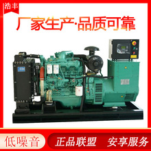 柴油发电机组50KW静音100KW潍坊150KW大型玉柴全铜船用发电机定制