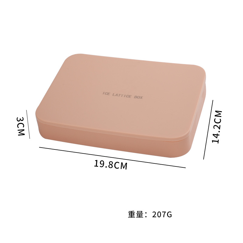 Grille de hielo molde de hielo prensado silicona hockey hielo caja de hielo de plástico refrigerador congelación caja de hielo especial transfronteriza grille de hielo