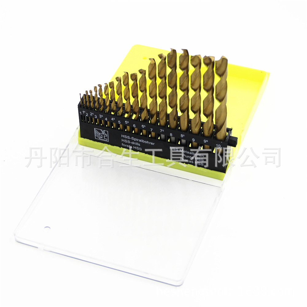 19pc镀钛塑盒装麻花钻 (5)