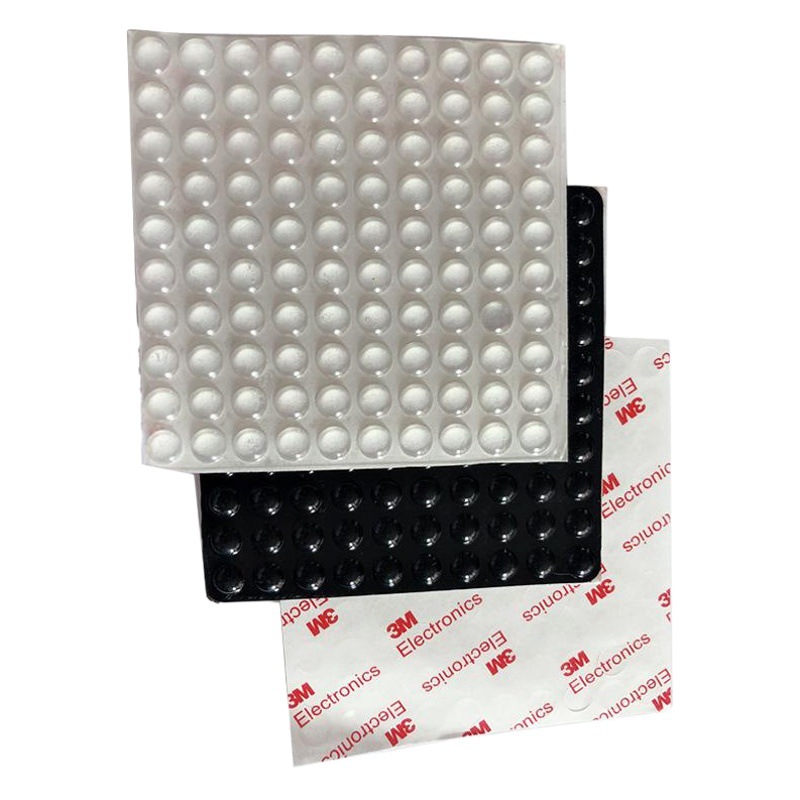 Partículas Anticolisión de silicona transparente Partículas de goma anticolisión Puerta de muebles Pegatinas anticolisión autoadhesivas anticolisión Junta de silicona antideslizante Almohadilla anticolisión
