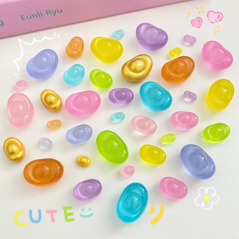 Имитация светящегося золотого слитка удачи, сделай сам, настольный автомобиль из смолы, мини-миниатюрная модель, украшения удачи