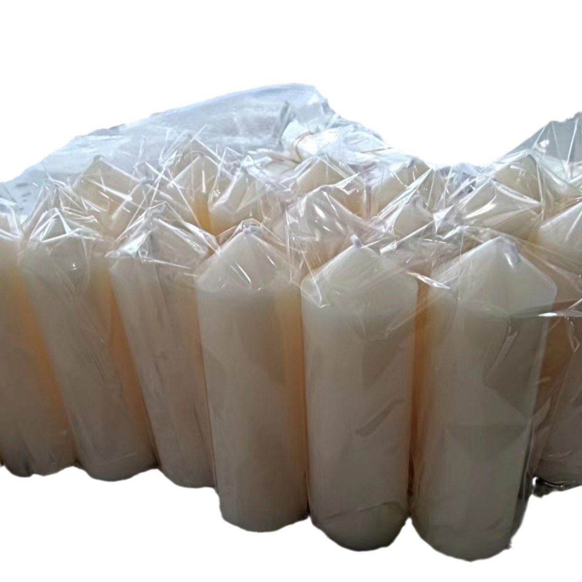 Pointed White Customizable Various Sizes Cone Candle_voghion.com