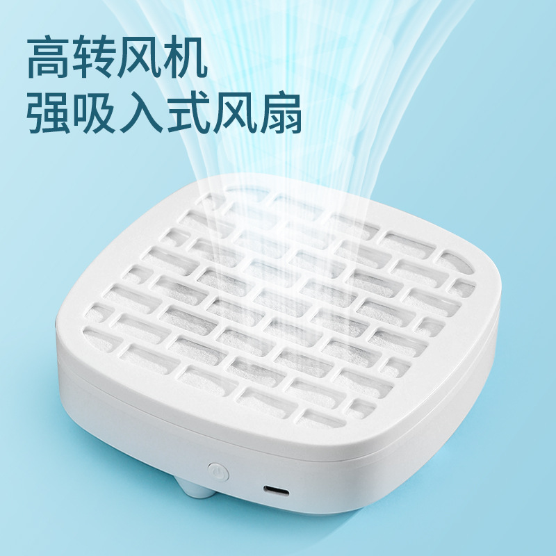 跨境新品M3迷你美甲吸尘器便携式指甲粉尘机日式低噪音卸甲吸尘器