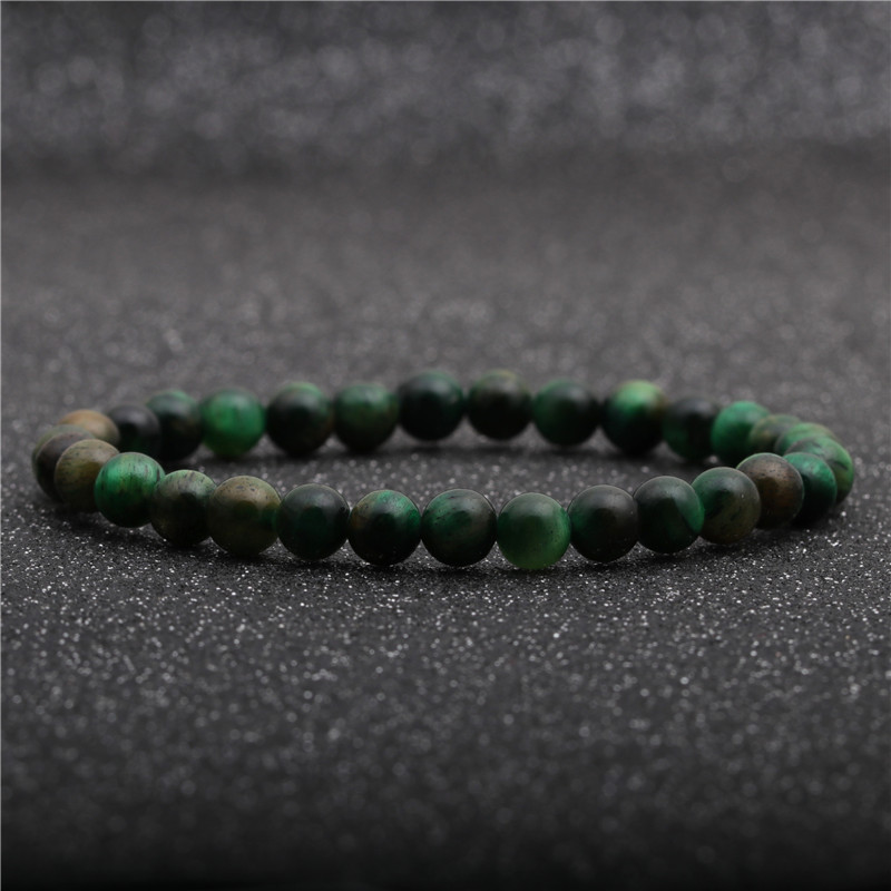 green beaded bracelet