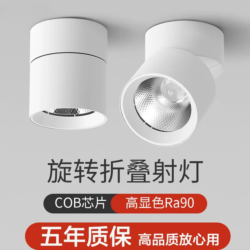 Folding adjustable spot lighting, lights for living room, ceiling light