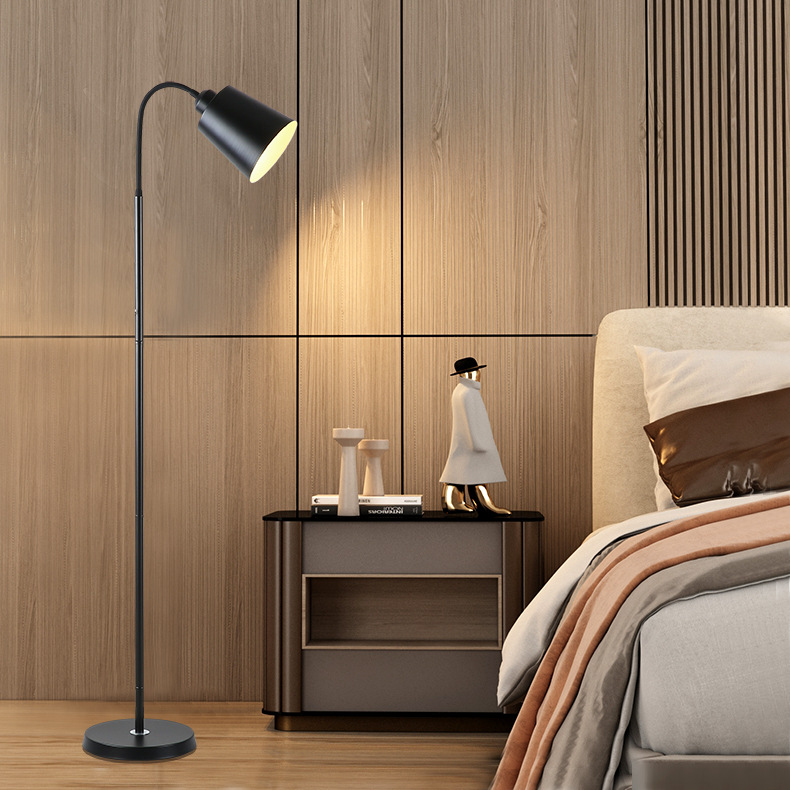 Floor Lamp Living Room Bedroom Ins Style Creative Bedside Lamp Modern Simple Cyber Celebrity Study Room LED Remote Control Vertical Table Lamp